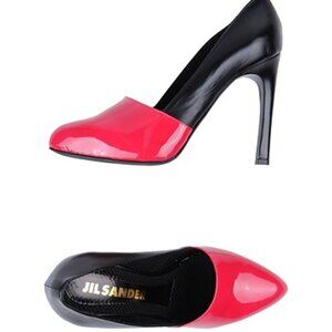 Jil Sander two tone pump